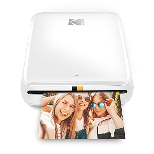 KODAK Step Wireless Mobile Photo Mini Printer (White) Compatible w/ iOS & Android, NFC & Bluetoot... | Amazon (US)