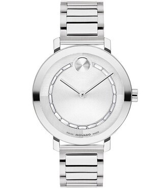 Movado Bold Women's Evolution 2.0 Quartz Analog Silver Stainless Steel Bracelet Watch | Dillard's | Dillard's