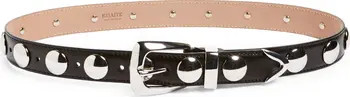 Benny Stud Patent Leather Belt | Nordstrom
