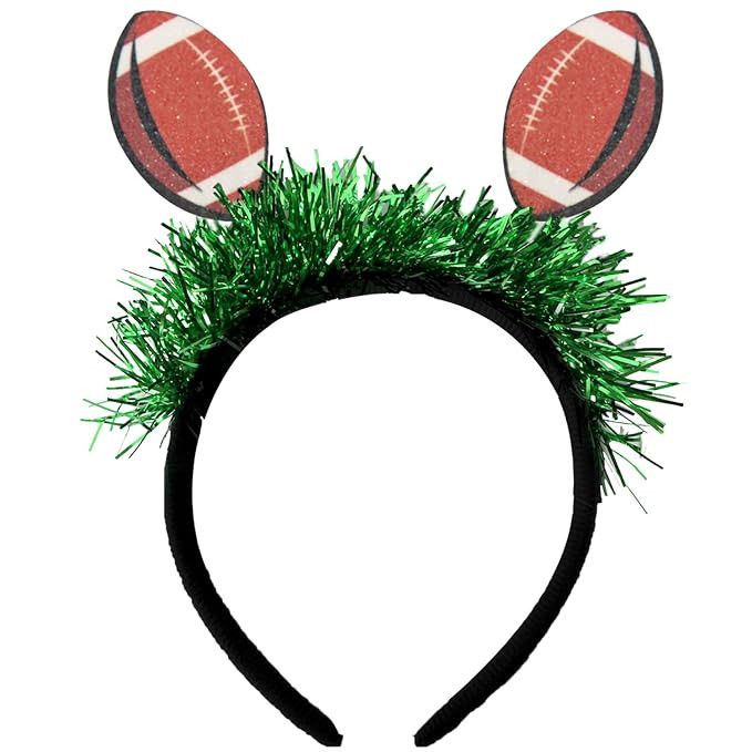 Football Headband for Men, Glitter Football Headbands for Football Accessories Youth Women Men Ga... | Amazon (US)