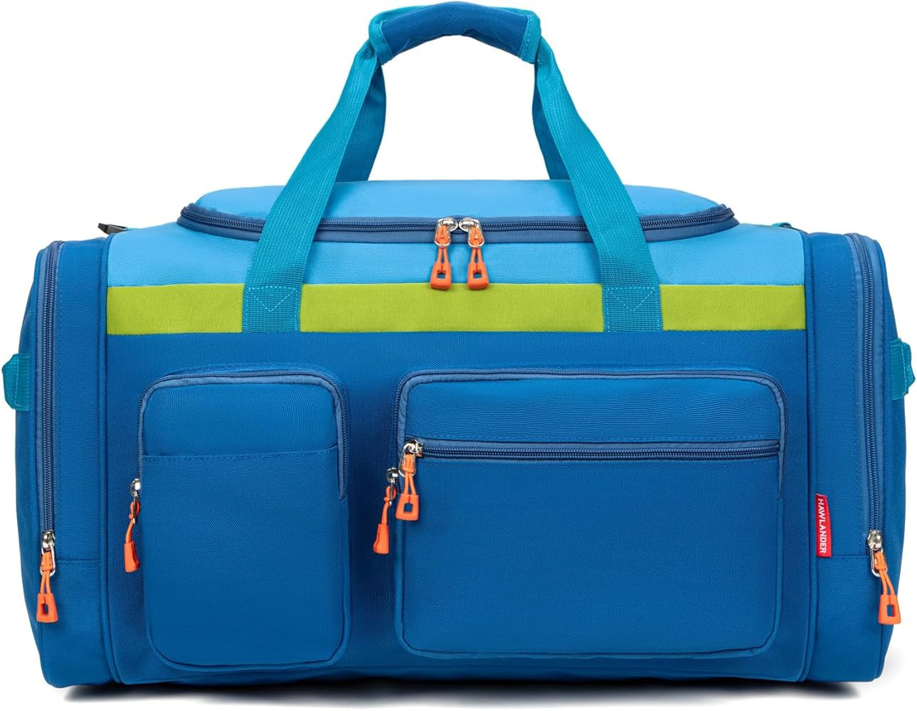HawLander Large Kids Duffle Bag for Travel, Overnight, or Weekender, 22" inch (Blue) | Amazon (US)