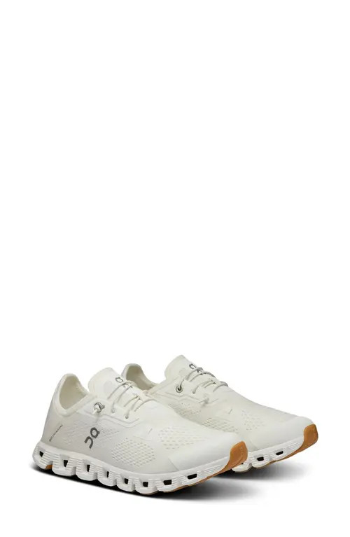 On Cloud 5 Coast Sneaker in Undyed White/White at Nordstrom, Size 8 | Nordstrom