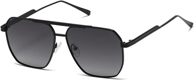Amazon.com: Kimorn Polarized Sunglasses for Women Men Retro Oversized Square Vintage Fashion Shad... | Amazon (US)