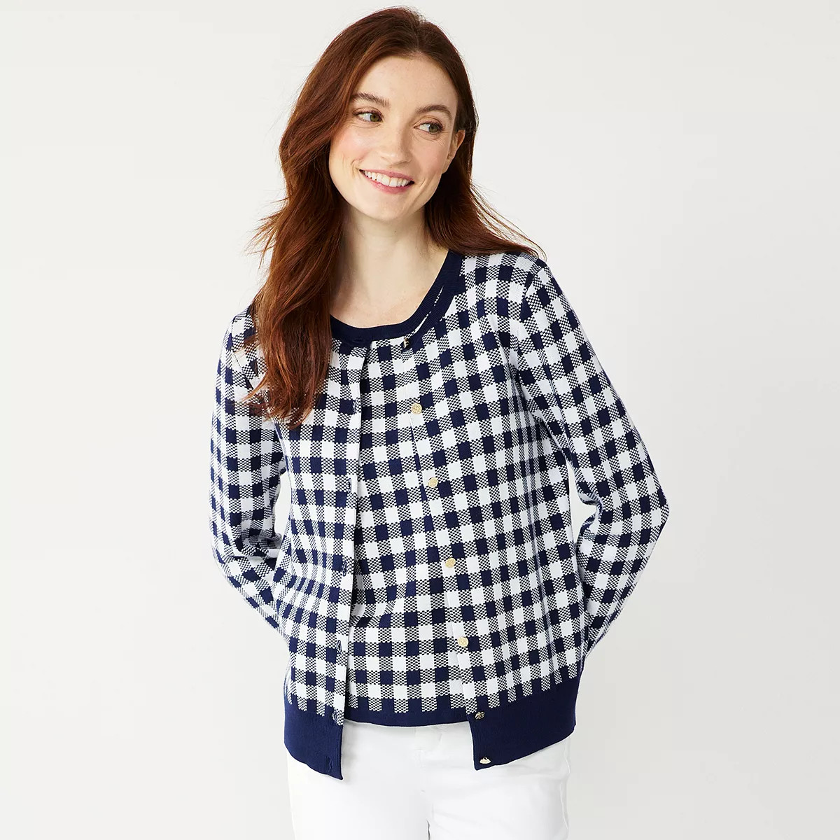 Women's DRAPER JAMES RSVP™ Button Front Cardigan | Kohl's