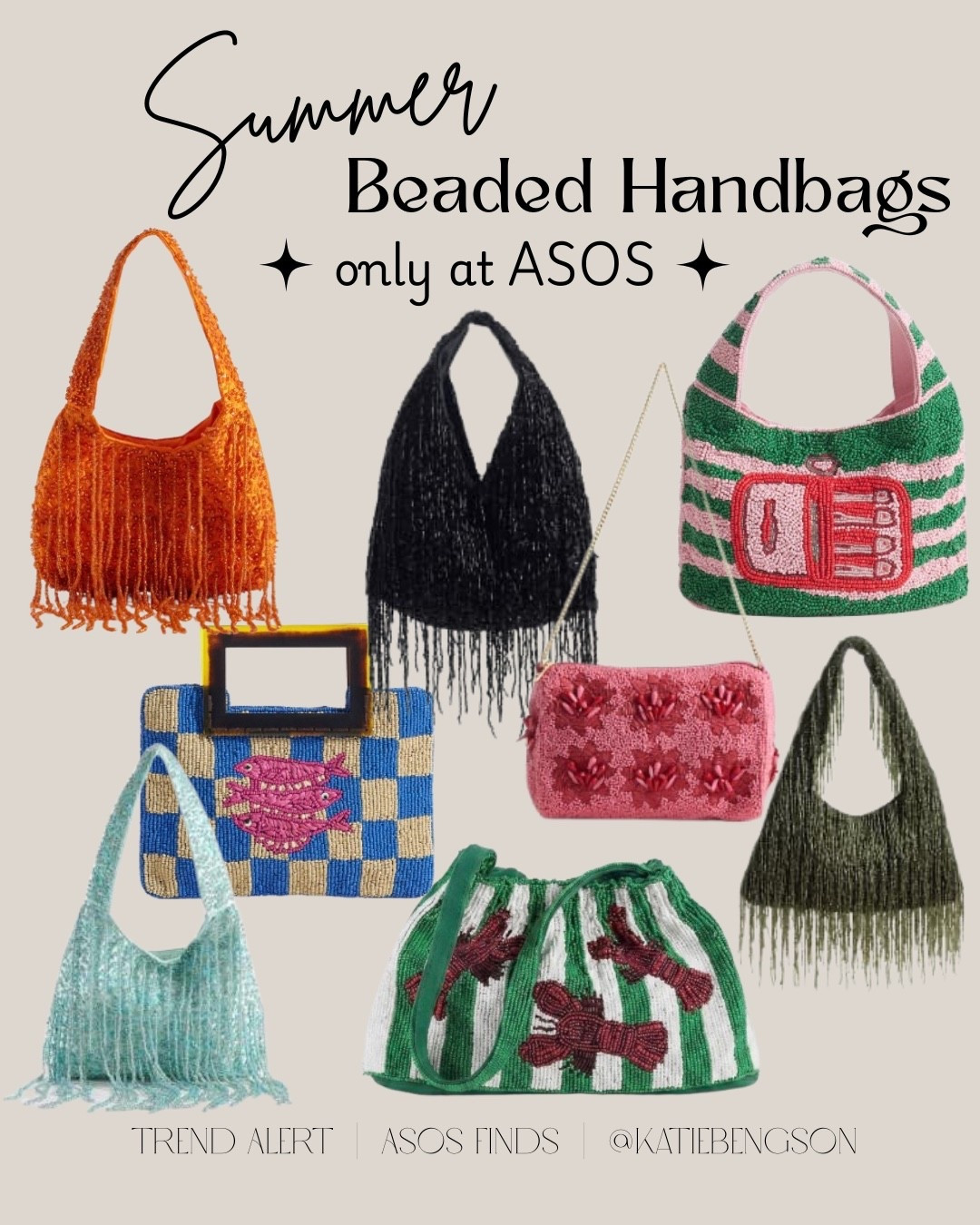 Summer beaded handbags under $100 at ASOS

#LTKootd #LTKSeasonal #LTKSaleAlert