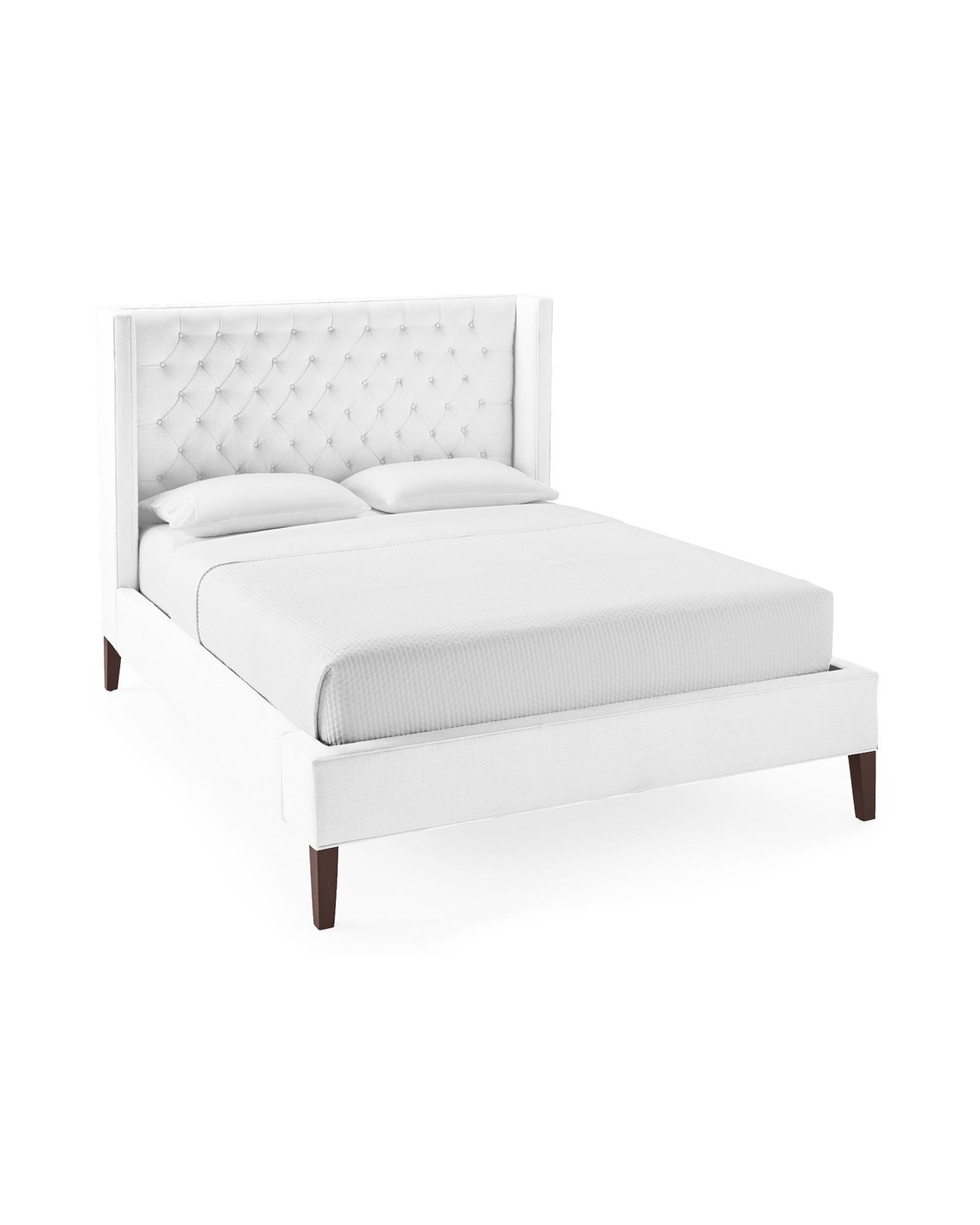 Tall Broderick Tufted Bed | Serena and Lily