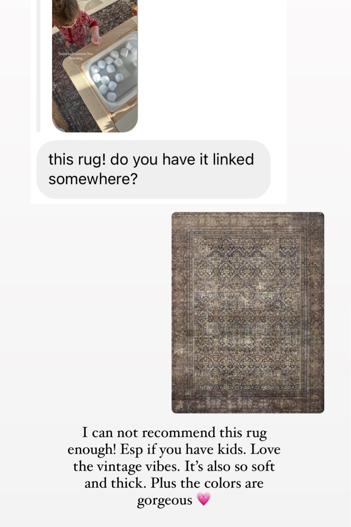 Our living room rug! It’s so soft and thick, love that it also looks vintage! 

#LTKhome