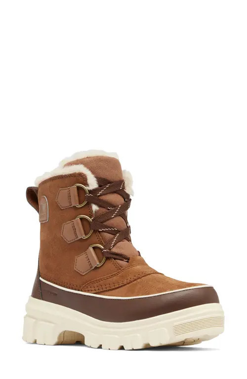 SOREL Tivoli V Faux Fur Lined Waterproof Boot in Velvet Tan/Tobacco at Nordstrom, Size 7.5 | Nordstrom