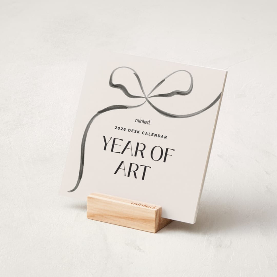 Year of Art: 2026 Minted Desk Calendar | Minted