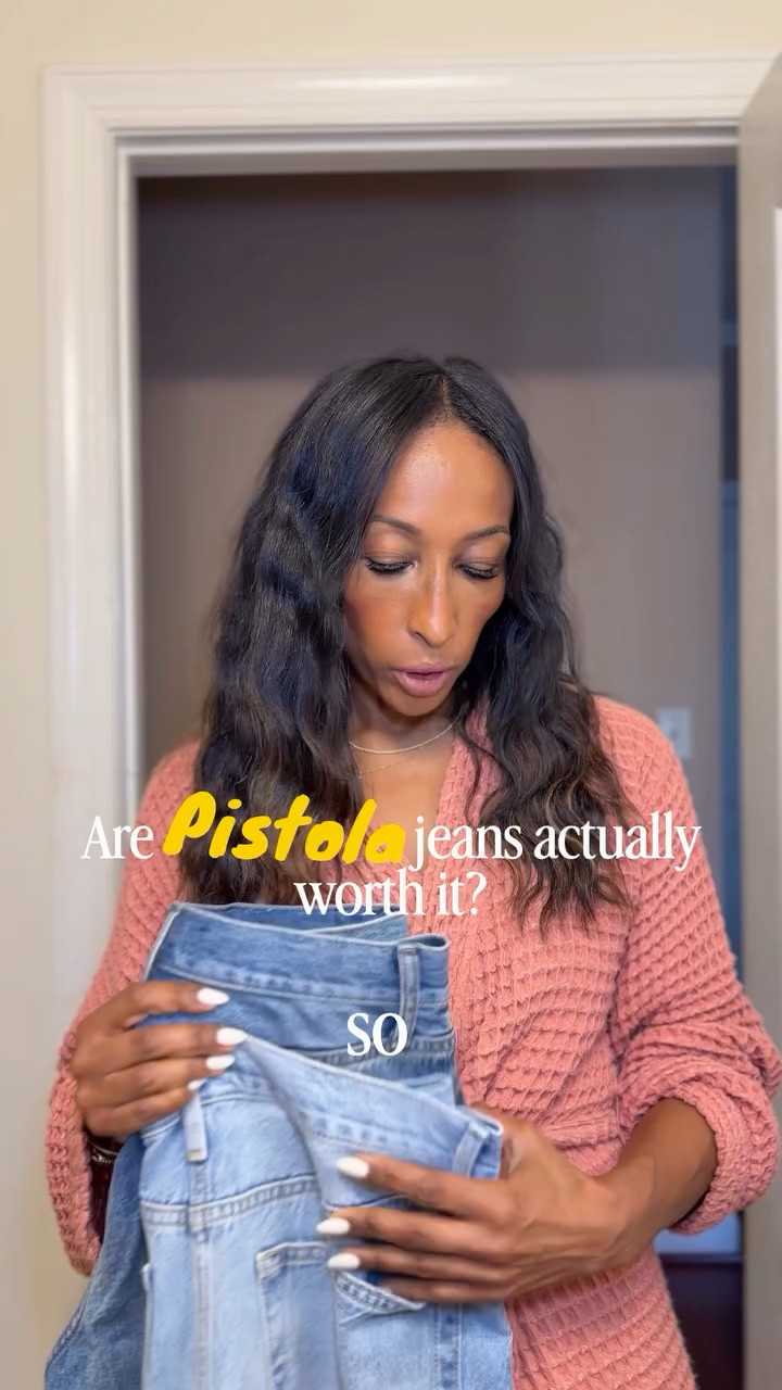 First time trying @pistoladenim and honestly… worth it. The fit, the wash, the versatility. Coming from someone who’s obsessed with denim, that means something 👖 Flare vs straight leg, which look are you keeping? Drop it below 👇Comment JEANS for all the links!

#LTKgrwm #LTKootd