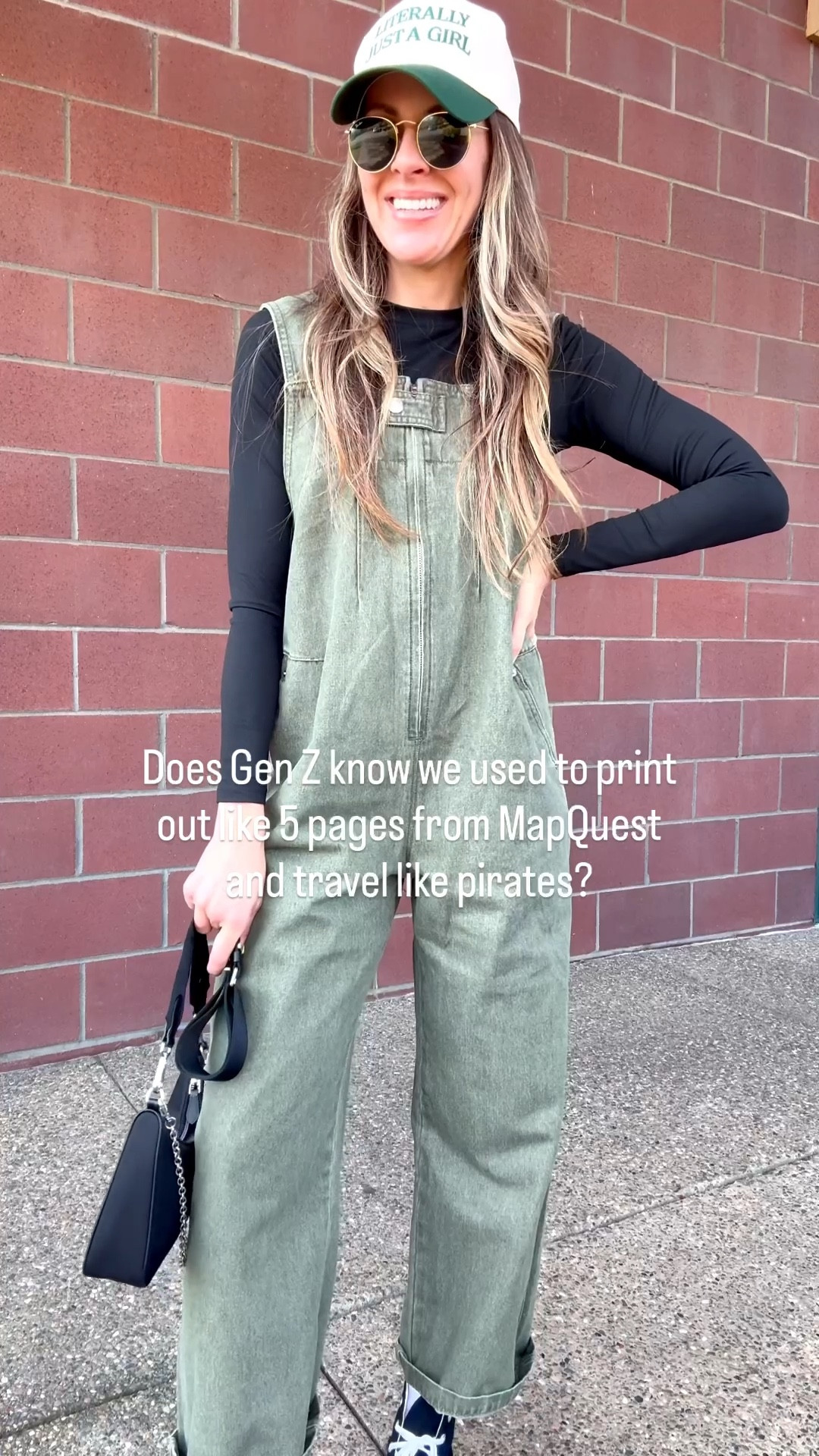 We’re were savages. Just sayin 🤭 Who remembers Mapquest days. I know cell phones are dangerous nowadays, but I used to drive around with my four page MapQuest directions trying to change CDs in the CD player so I’m not sure I was much safer then 😂 
.
.
Comment NEED to get the deets to ship this look!
.
Z.
millennial mom style millennial, mom, fashion, overalls, style overalls, outfit, free people look free people style 
.
.
#freepeopleamazon #millennialmomstyle #everydaystyle #everydayfashion #weekendoutfits