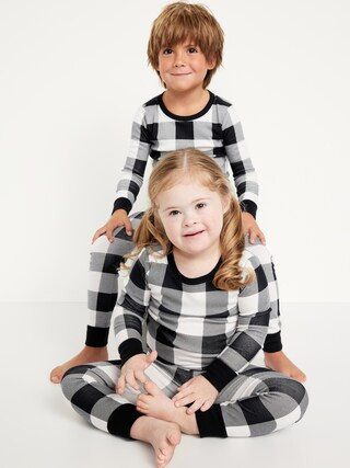 Unisex Snug-Fit Printed Pajama Set for Toddler & Baby | Old Navy (US)