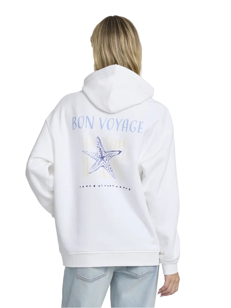 Mills by Millie Bobby Brown Women's Fleece Zip Hoodie, Sizes XXS-XXL | Walmart (US)