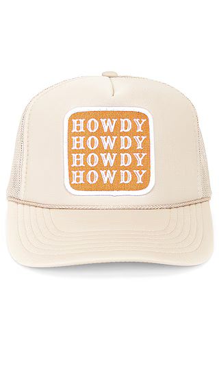 Howdy Hat in Tan | Revolve Clothing (Global)