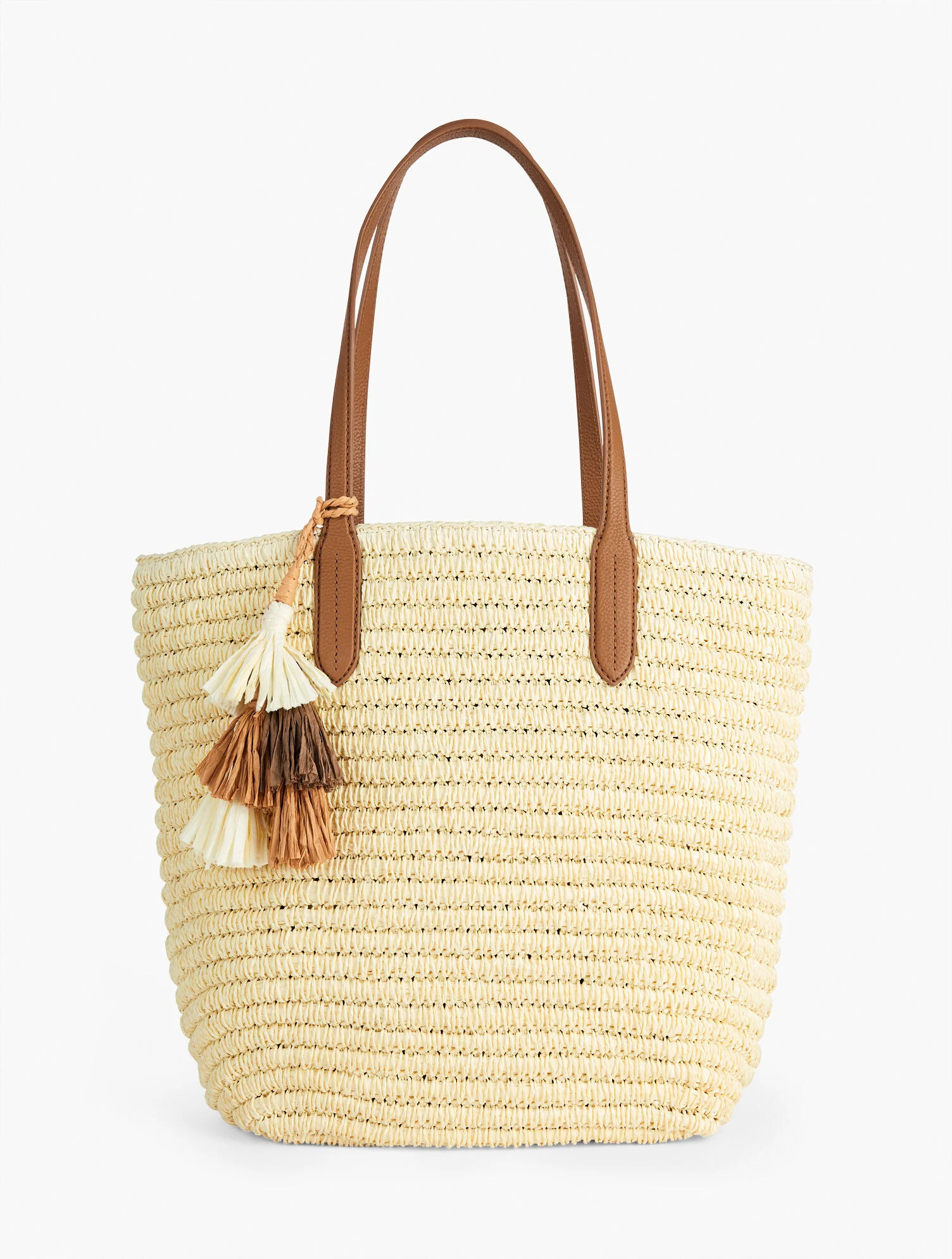 Paper Straw Tote | Talbots