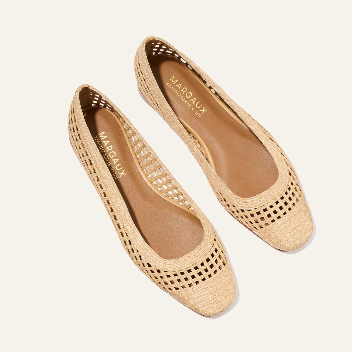 Julia Berolzheimer x Margaux: The Fonteyn - Natural Grid Raffia | Margaux