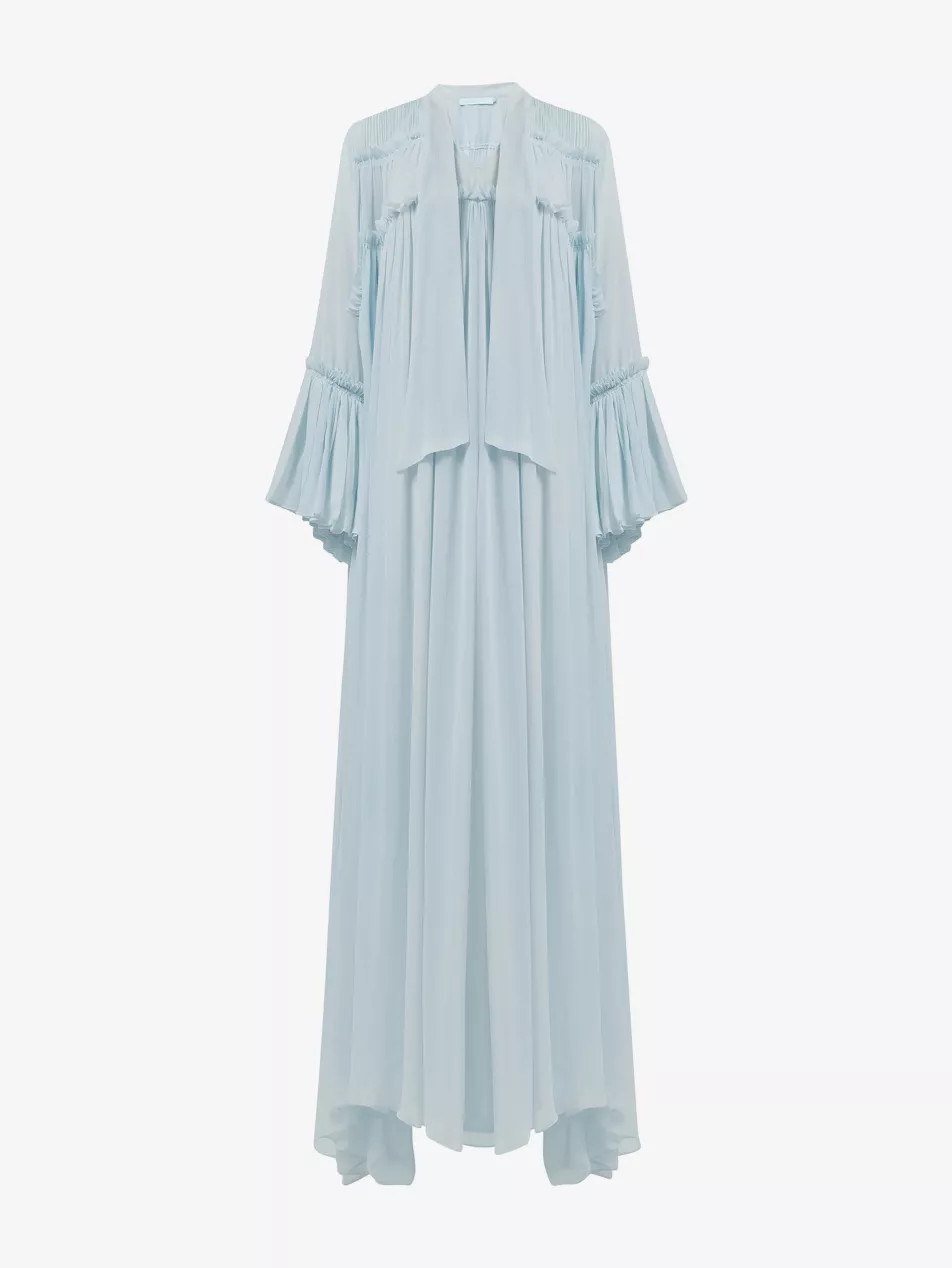 Frill Detailed Woven Kaftan | Selfridges