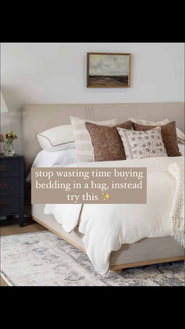 The key to getting a custom bedding look - aboiding “bedding in a bag”! Shop the products linked to this post for the perfect custom look! 

#LTKVideo #LTKstyletip #LTKhome