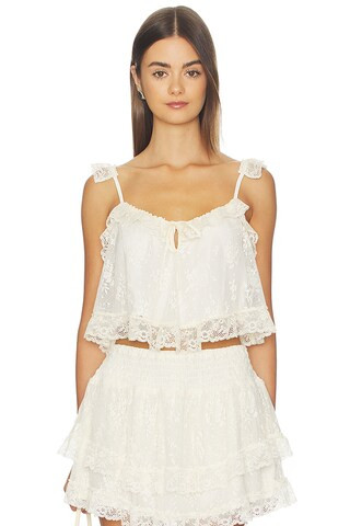 Favorite Labyrinth Lace Cami in Cloud Cream

              
    
        
        
            Fa... | Revolve Clothing (Global)