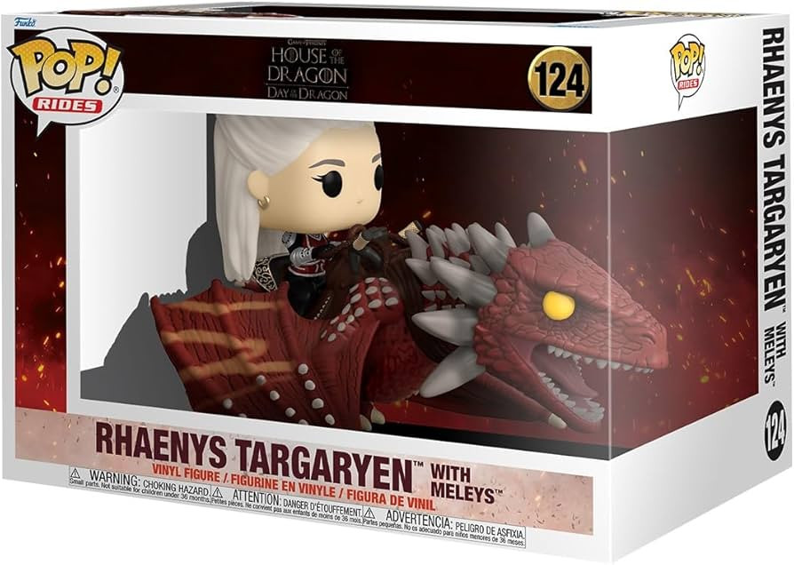Funko Pop! Rides Deluxe: House of The Dragon - Rhaenys Targaryen with Meleys | Amazon (US)