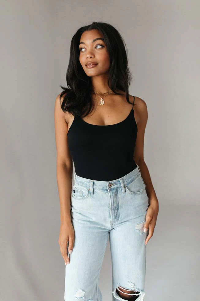 Bianca Black Bodysuit | The Post