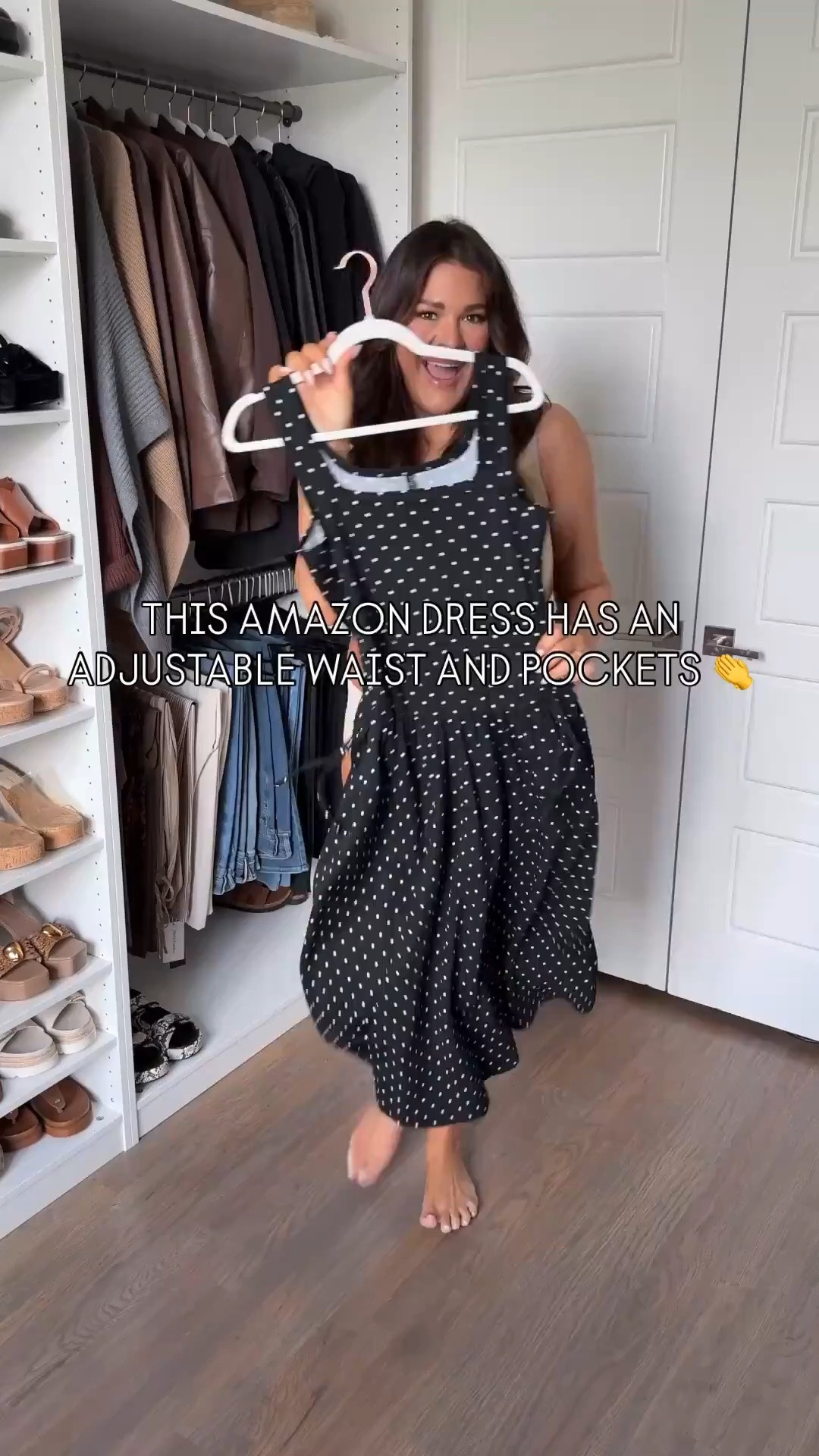 If you’re looking for an effortless fall dress that’s flattering, comfortable, and easy to style, this Amazon find checks every box. 🤍

Size up if you are larger chested. I’m wearing an XL

The adjustable waist lets you customize the fit, the pockets are actually functional, and the classic polka dot print gives it that timeless, chic look that never goes out of style. Dress it up with heels for date night, brunch, vacation dinners, or wear it casually with sandals for everyday.

This is one of those Amazon fashion finds that looks much more expensive than it is and works beautifully for midsize, curvy, and mom-friendly style. ✨

#AmazonFashionFinds 
#midsizefashion #AffordableFashion#AmazonStyleFinds

#LTKootd #LTKgrwm #LTKMidsize

#LTKootd #LTKMidsize #LTKSeasonal