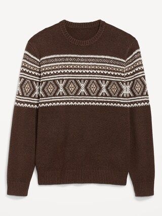 Cozy Matching Fair Isle Sweater for Men | Old Navy (US)