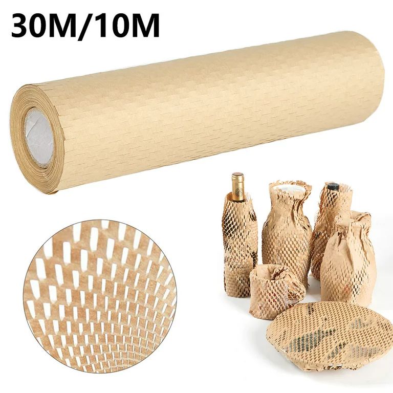 Littleduckling Packaging Paper Honeycomb Cushioning Wrapping Roll Paper Perforated-Packing Paper ... | Walmart (US)