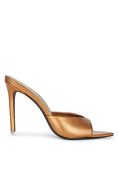 BLACK SUEDE STUDIO Brea Mule in Bronze Metallic Leather from Revolve.com | Revolve Clothing (Global)