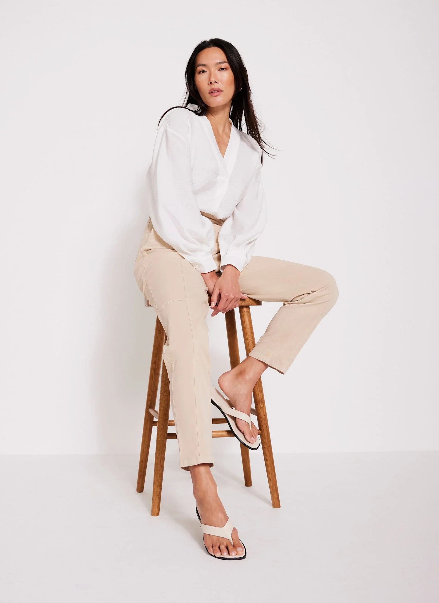 White Throw On Shirt | Mint Velvet