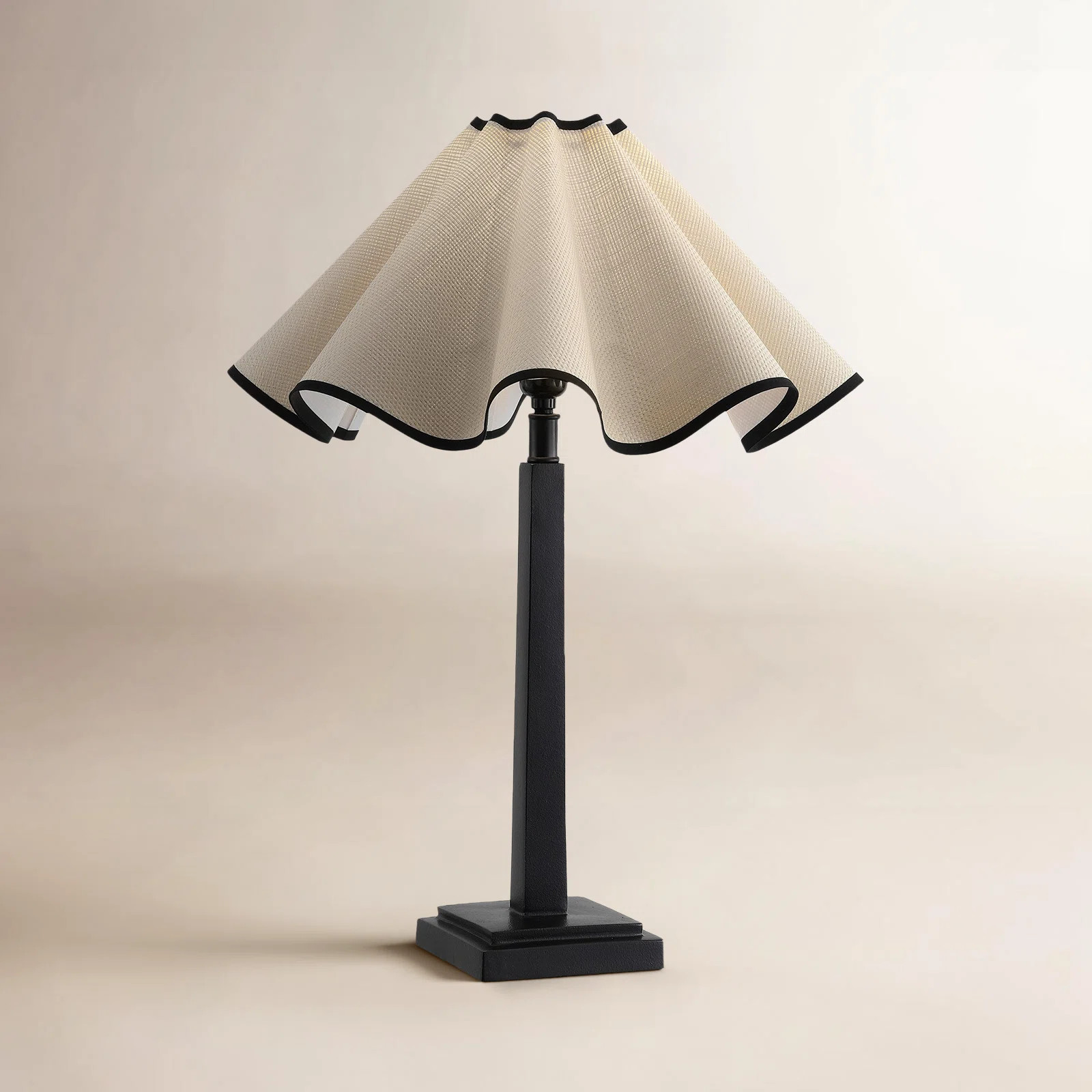 Monika 24.5" Resin and Rattan Table Lamp | Wayfair North America