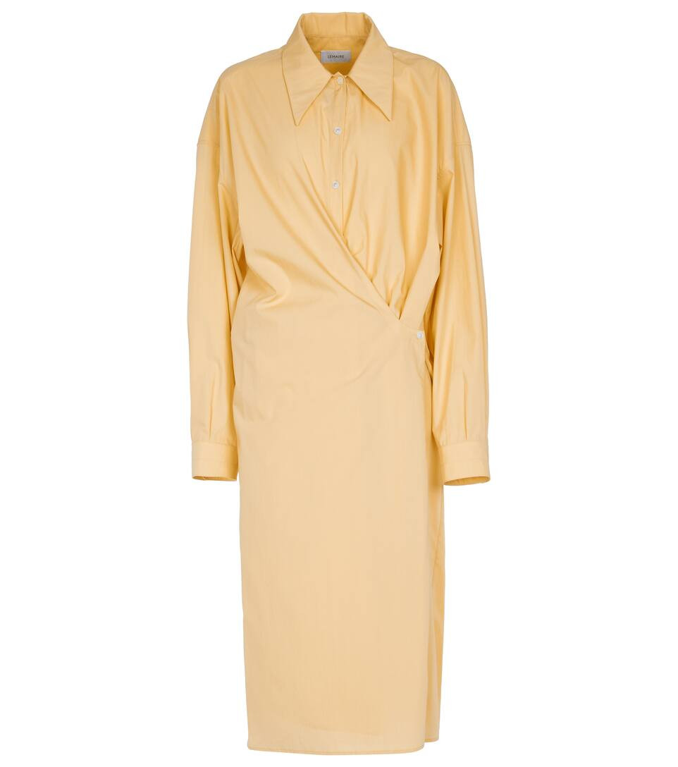 개더 코튼 셔츠 드레스 | Mytheresa (INTL)