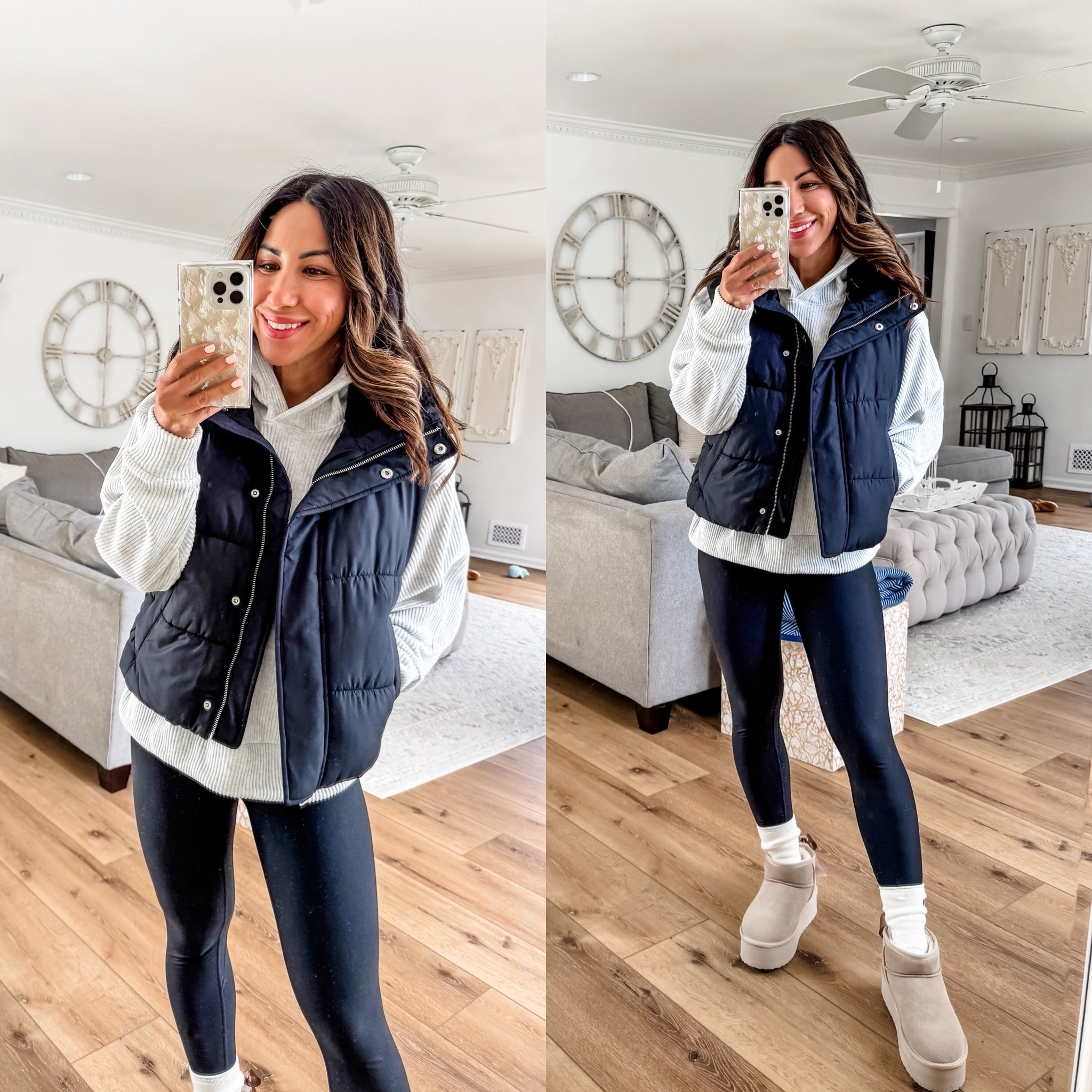 Code AFFLEECE. Small puffer vest, small hoodie, small short leggings 

#LTKFindsUnder50 #LTKFindsUnder100 #LTKSaleAlert