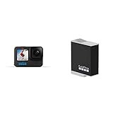 GoPro HERO10 Black - Waterproof Action Camera with Front LCD and Touch Rear Screens, 5.3K60 Ultra HD Video, 23MP Photos and Enduro Battery (HERO10 Black/HERO9 Black) | Amazon (US)