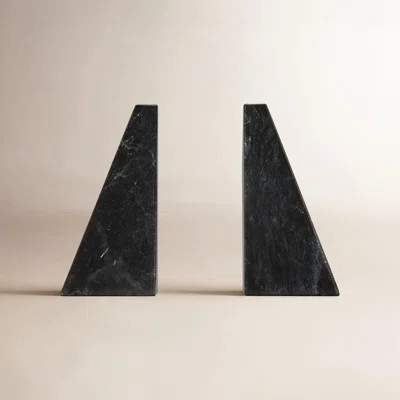 Genuine Marble Office Bookends | Joss & Main