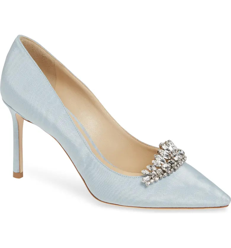 Romy Crystal Tiara Glitter Pump | Nordstrom