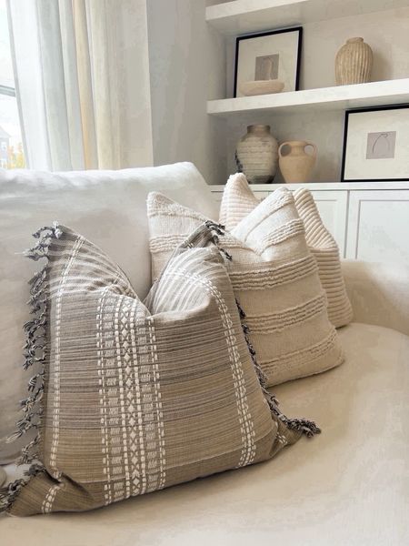 Neutral throw pillows, white throw pillow, cream throw pillow, Walmart home, pottery barn

#LTKsalealert #LTKfindsunder50 #LTKhome