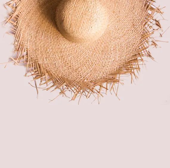 Fringe Floppy Sun Hat -  Natural straw hat, Personalized Summer Hat, any custom line, Oversized S... | Etsy (US)
