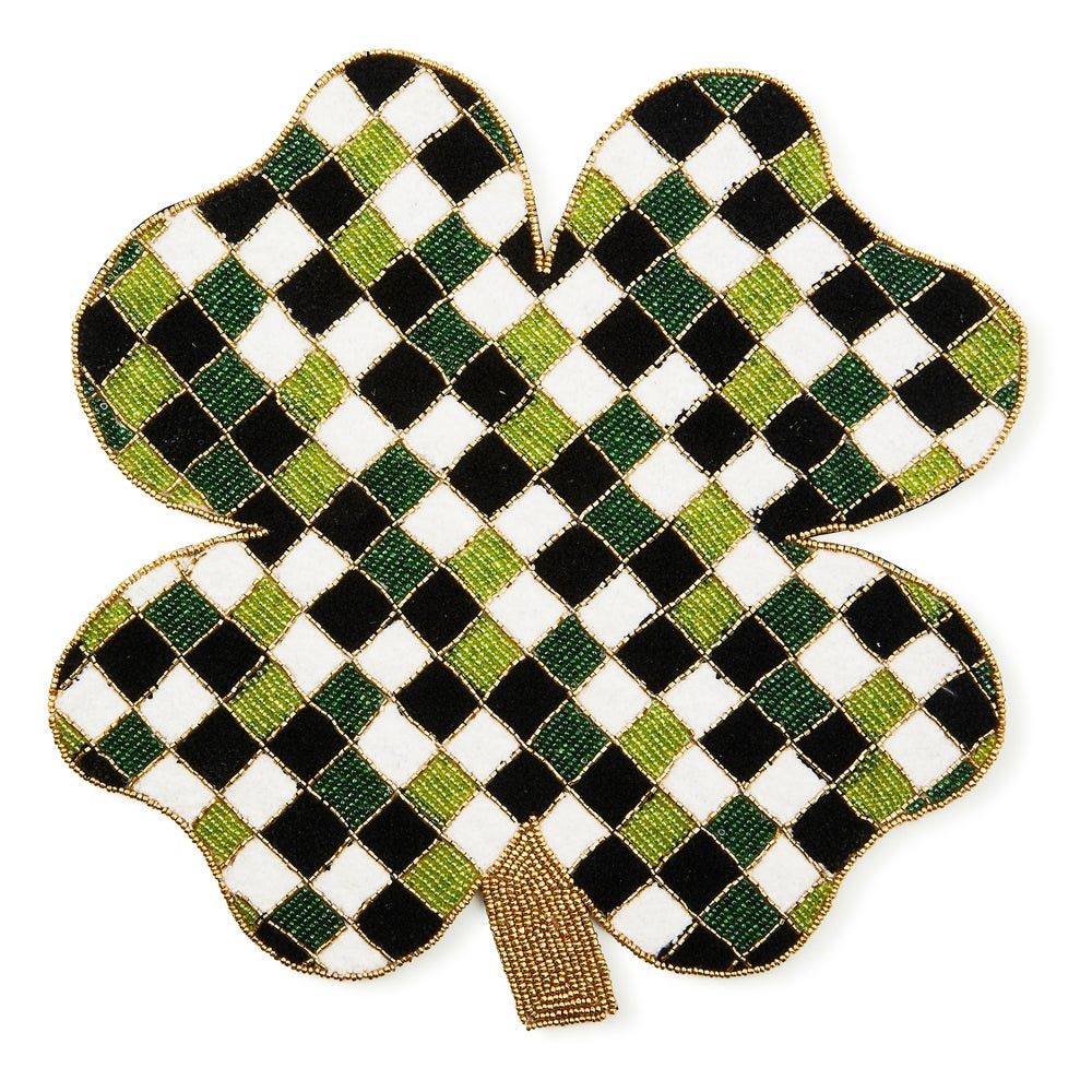 Shaped Lucky Clover Placemat | MacKenzie-Childs