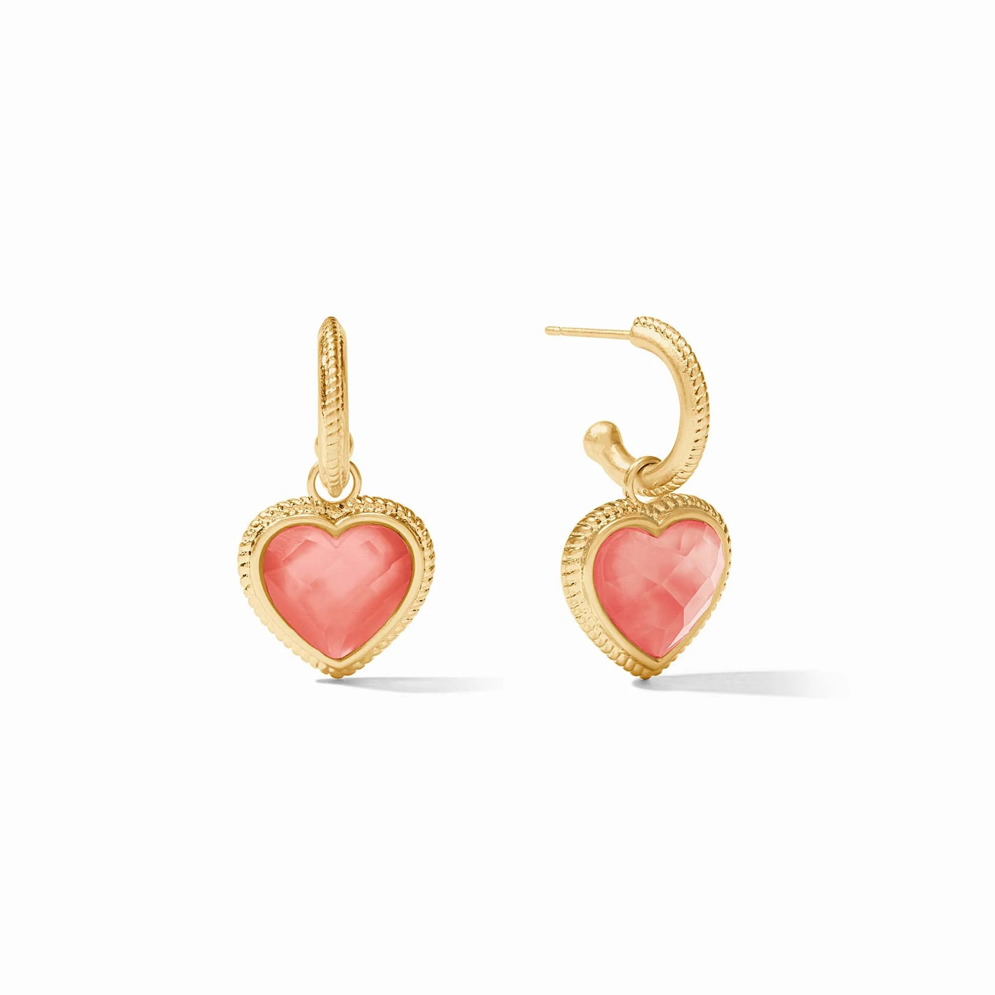 Heart Hoop & Charm Earring | Julie Vos