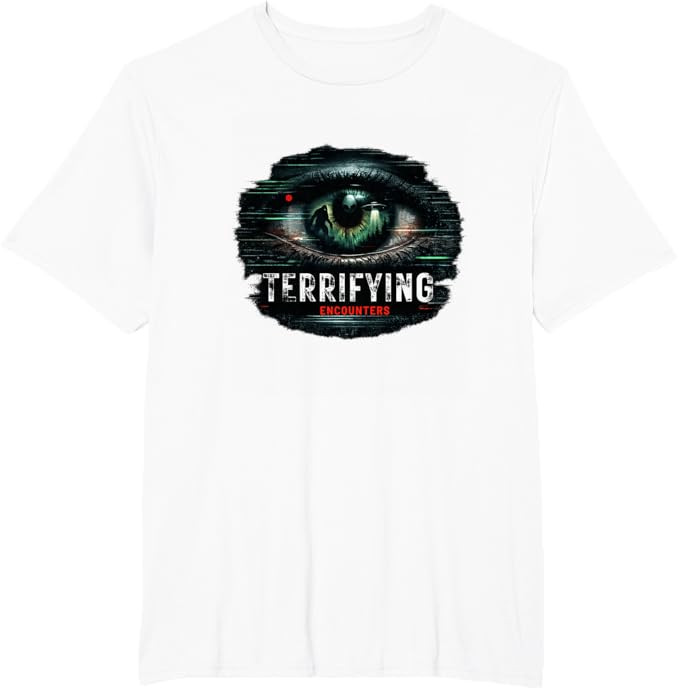 Terrifying Encounters Paranormal Horror Mystery Graphic T-Shirt | Amazon (US)