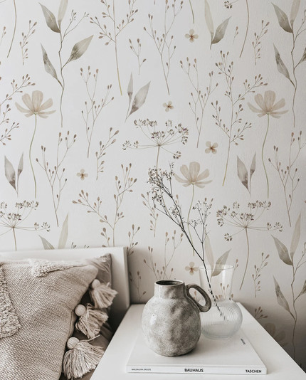 Tranquil Bloom Removable Wallpaper