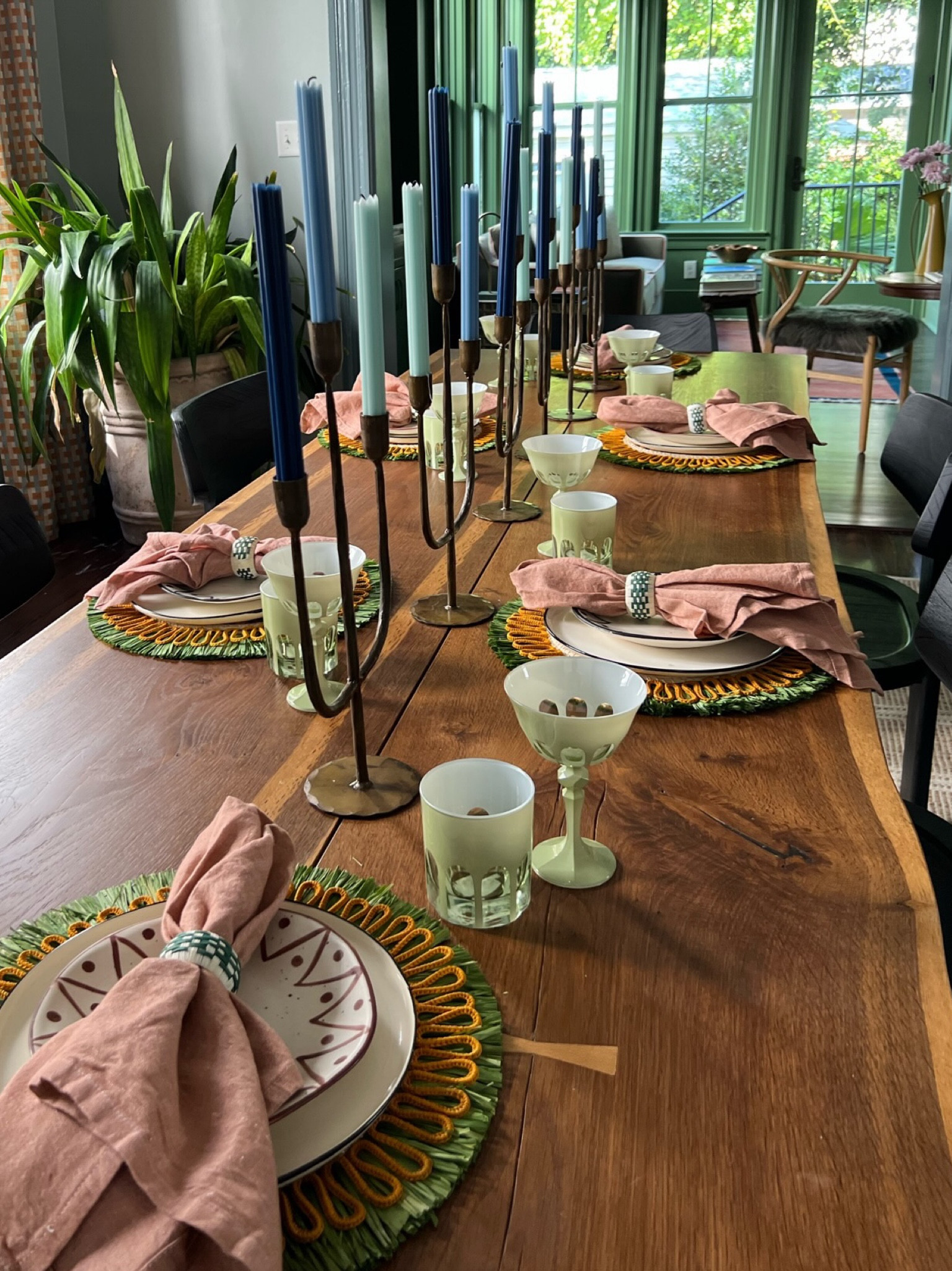 A beautifully set table is an easy way to make a room!! It can add color and fun without having to kill the pocketbook! Not to mention, a great reason to have people over! 

#LTKParties #LTKHome #LTKStyleTip