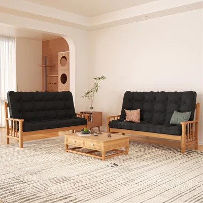 6 inch Floor Mattress Futon Mattress Sleeping Pad Foldable Roll Up Mat, Sofa Couch Bed, Full Size | Wayfair North America