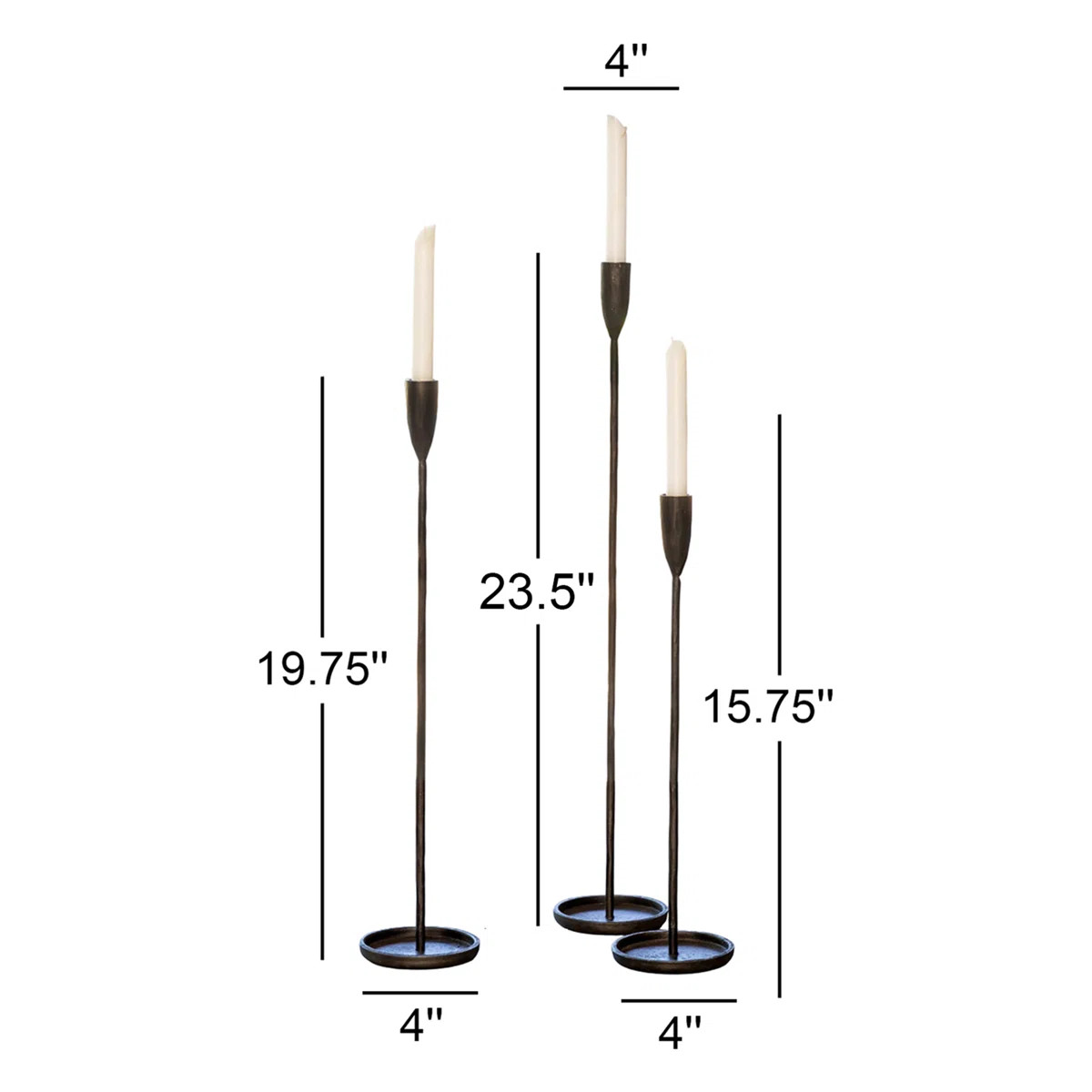 Primitive Iron Taper Holders | Wayfair North America