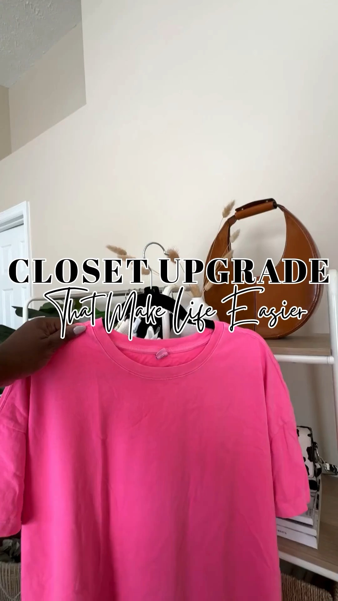 A small closet change can make getting dressed feel completely different. These space-saving hangers help create a cleaner, more organized closet while keeping every piece easy to see.  Closet Organization, Closet Organization Ideas, Space Saving Hangers, Closet Makeover, Small Closet Ideas, Wardrobe Organization, Home Organization Finds

#LTKHome #LTKSeasonal #LTKU