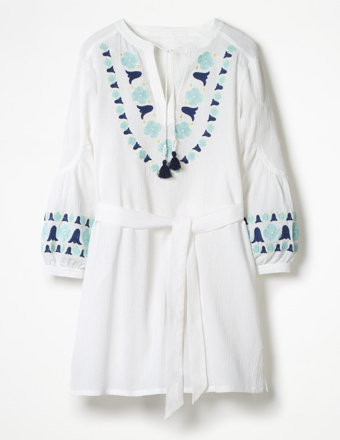 Odetta Embroidered Kaftan White Women Boden | Boden (US)