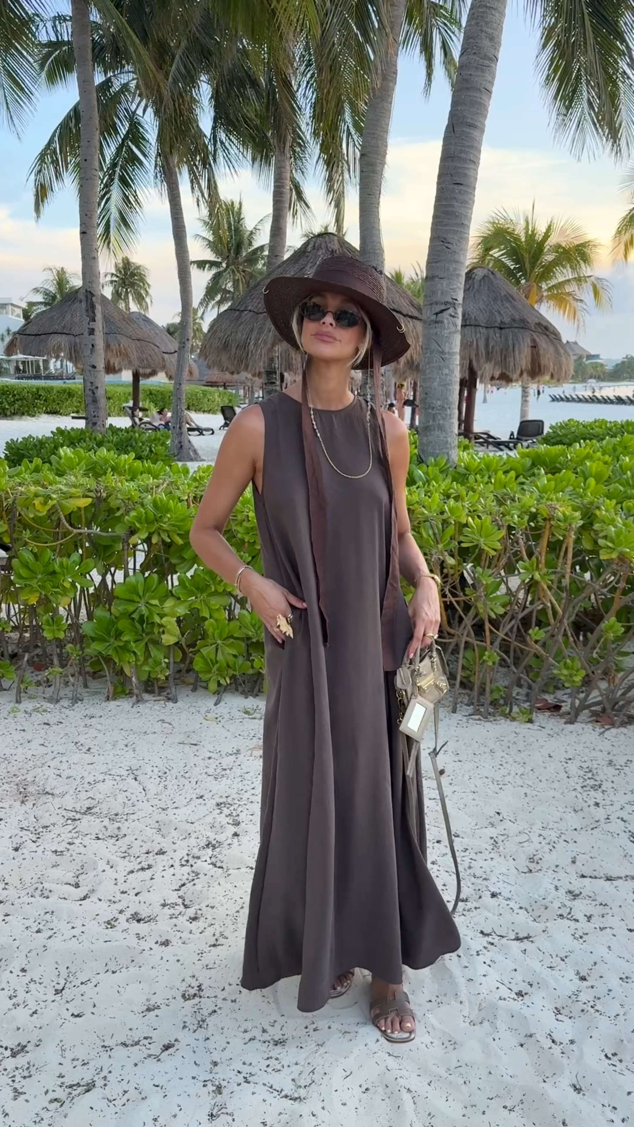 Summer outfit idea, holiday, maxi dress, beach day, beach hat, similar dresses, Asos  

 #LTKuk #LTKsummer #LTKtravel