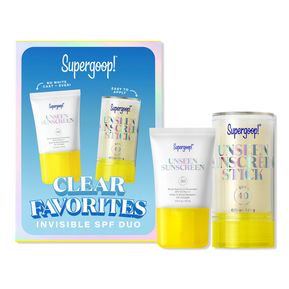 Supergoop! Clear Favorites Invisible SPF Duo | Ulta