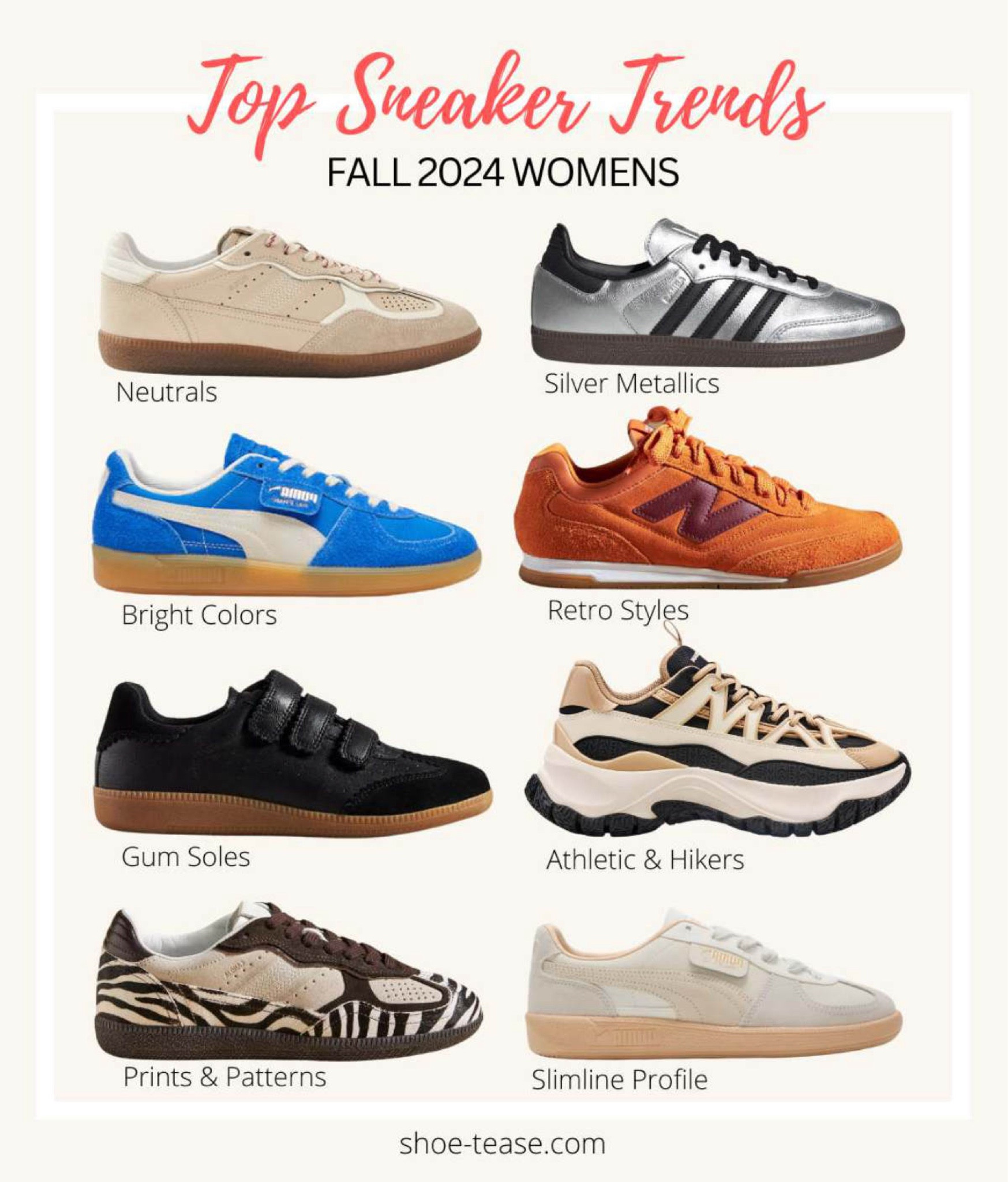 Top Fall 2024 women’s sneakers trends 

#LTKShoeCrush #LTKSeasonal